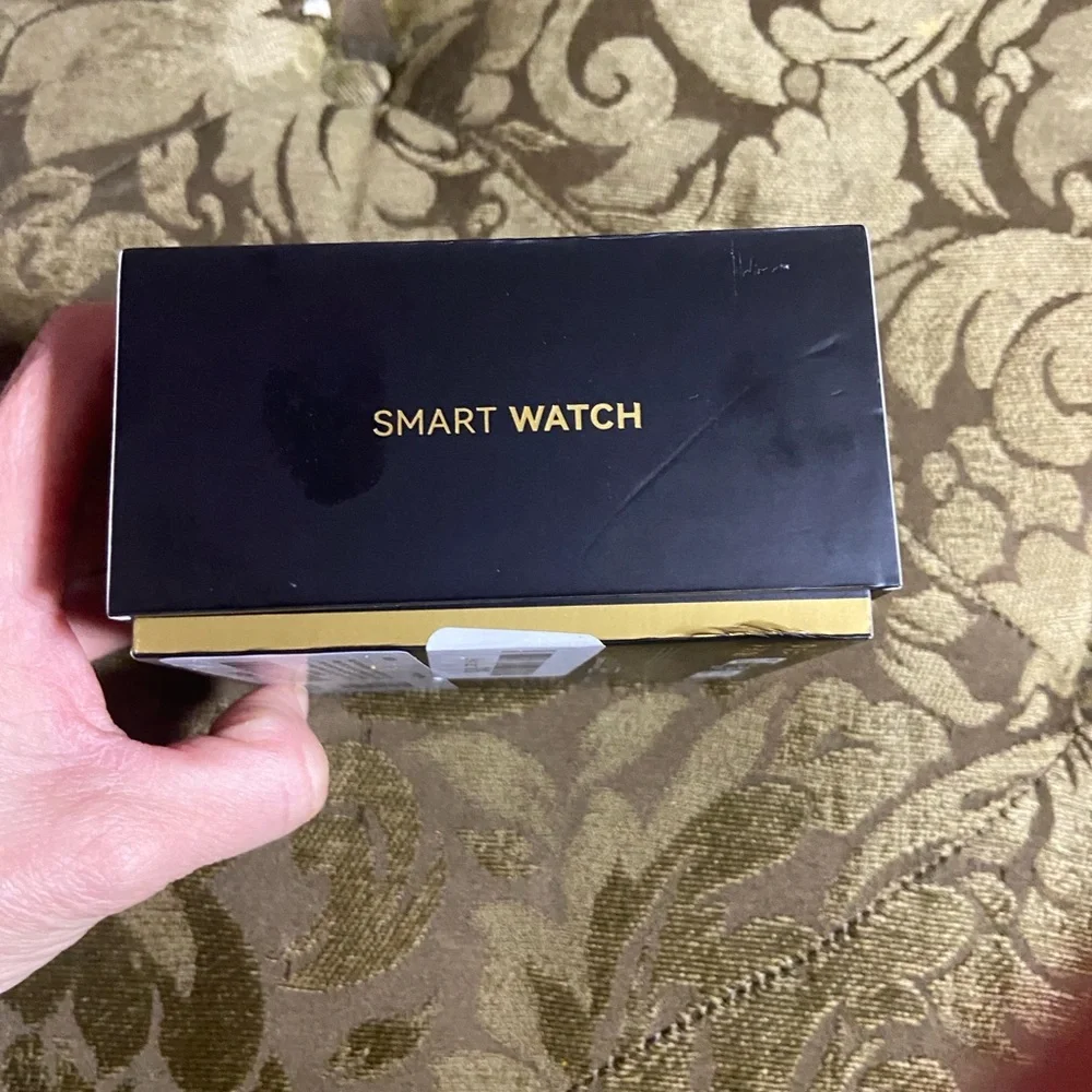 Black Smartwatch with Fitness Tracker